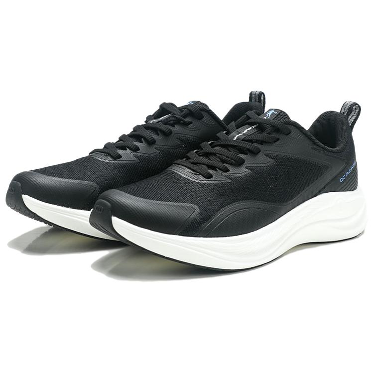 QIAODAN Low top Racing City Commuting Running Shoes Men’s Black/Jordan White