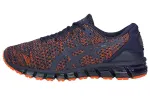 Asics Gel Quantum 360 Knit 2 Breathable And Wear resistant Low top Running Shoes Men's Blue Orange