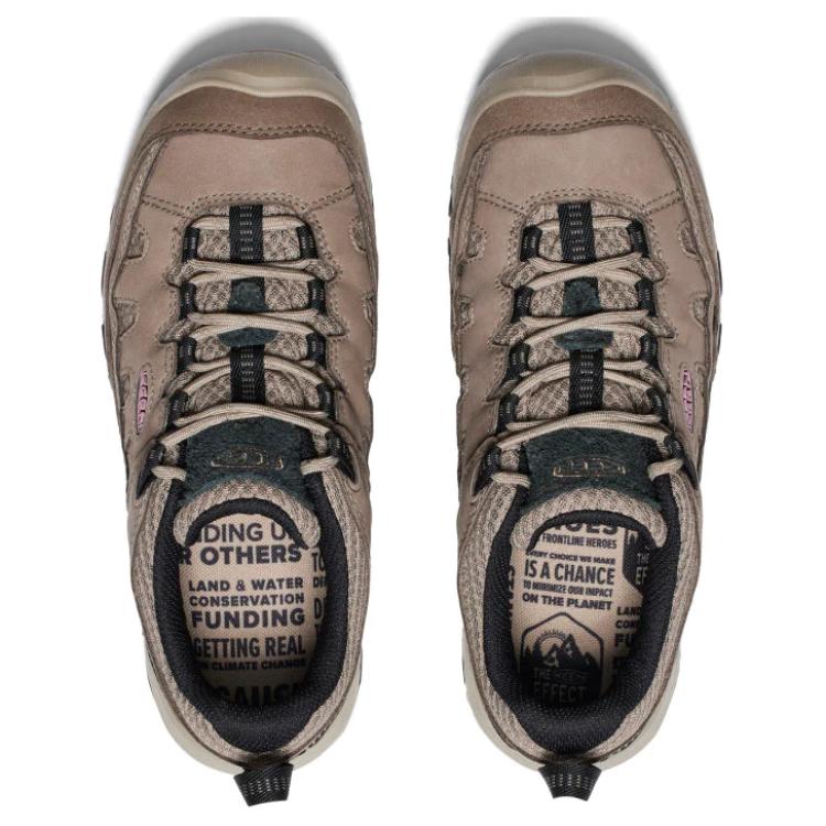 Keen Targhee IV WP Comfortable And Breathable Low top Outdoor Shoes Women’s Brown Black
