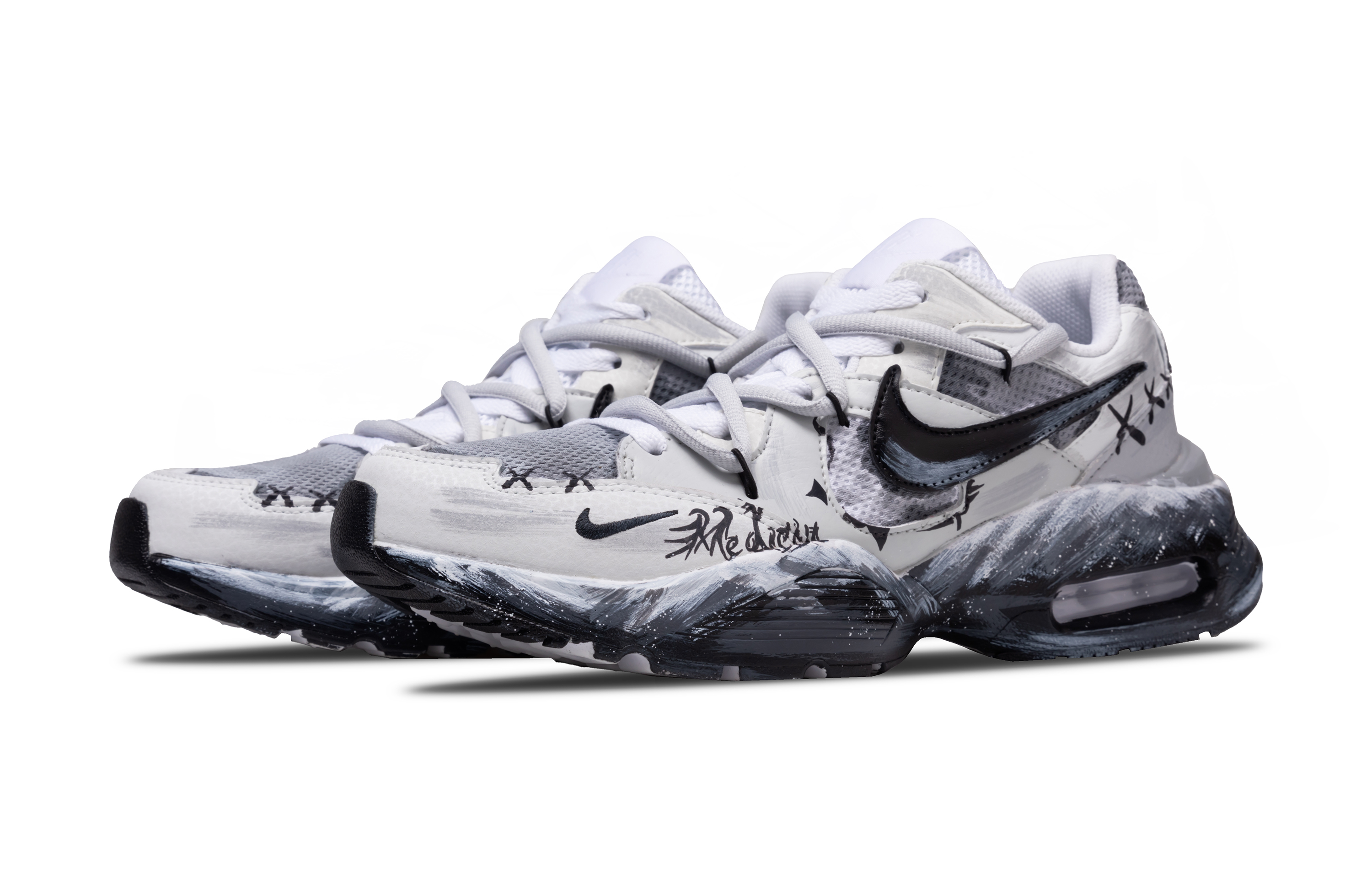 Nike Air Max Fusion Cushioning Low top Running Shoes Men’s Light Gray