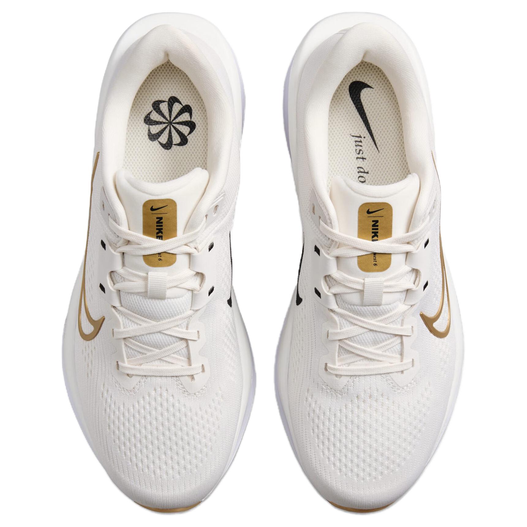 Nike Quest 6 Phantom Sail Pale Ivory Metallic Gold Women’s