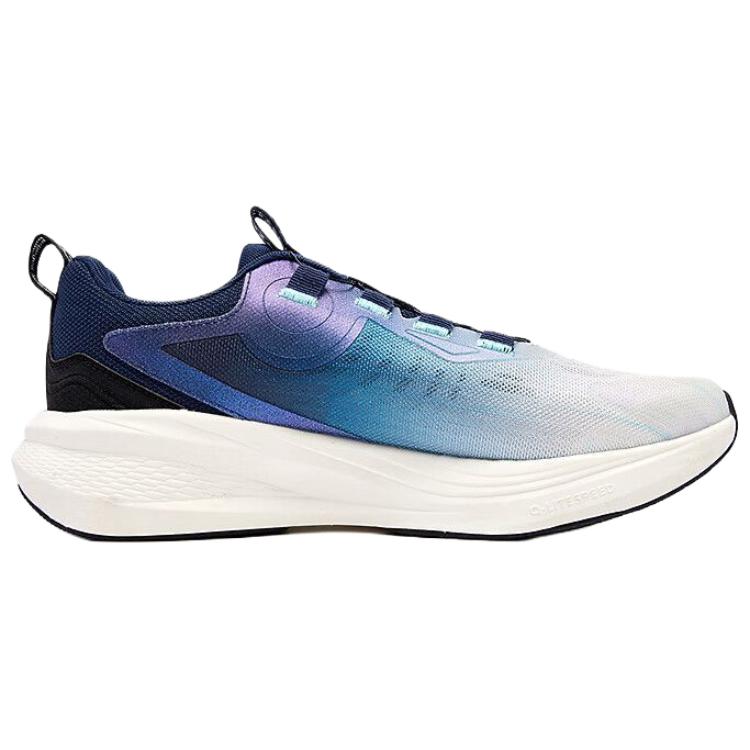 QIAODAN Cushioning Abrasion Resistant Lightweight Low top Casual Running Shoes Men’s Blue White