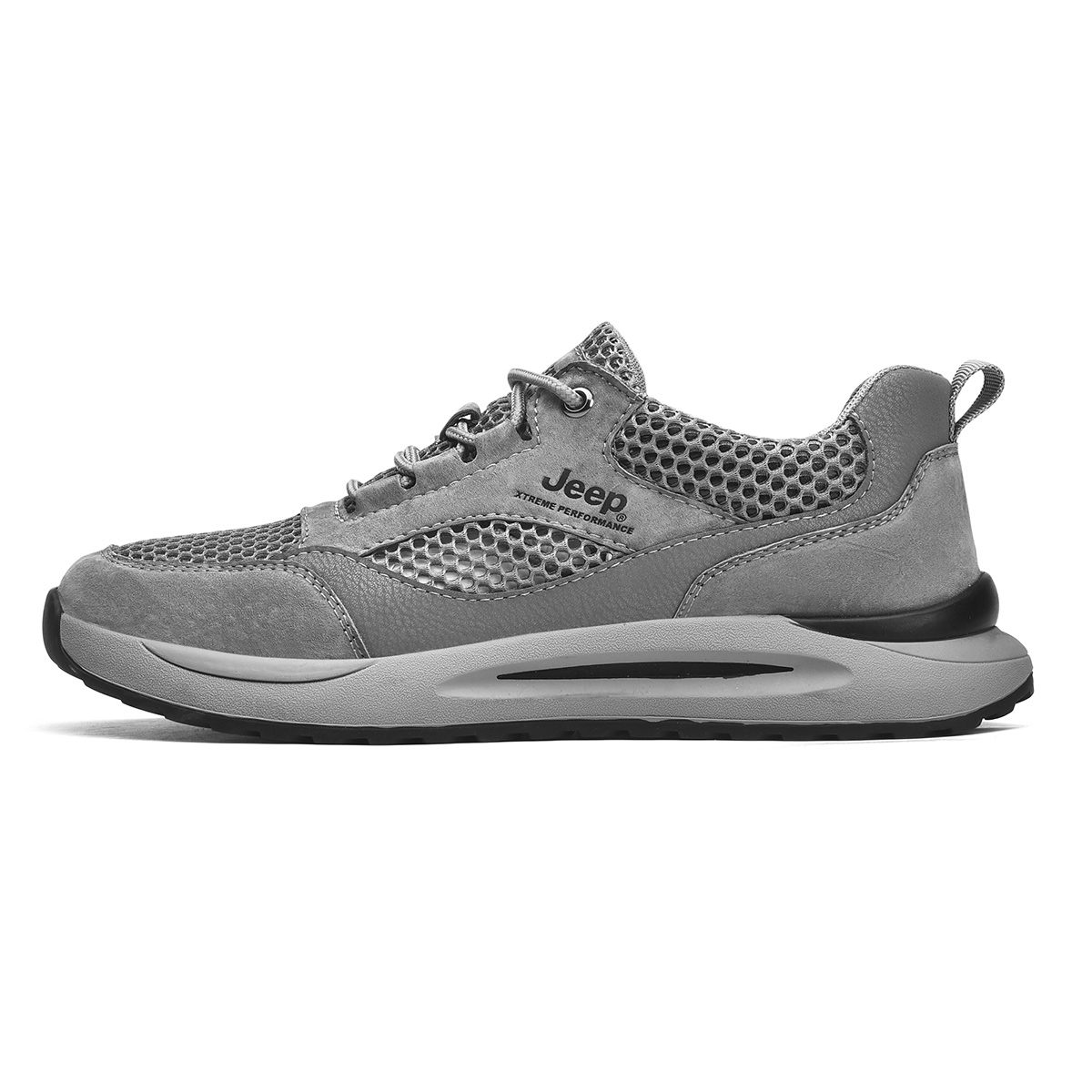 Jeep Fabric Breathable Low top Outdoor Shoes Men’s Gray