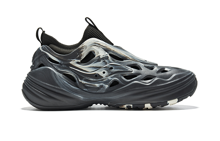 Saucony FOAM WEB Low top Running Shoes Unisex Dark Gray Beige