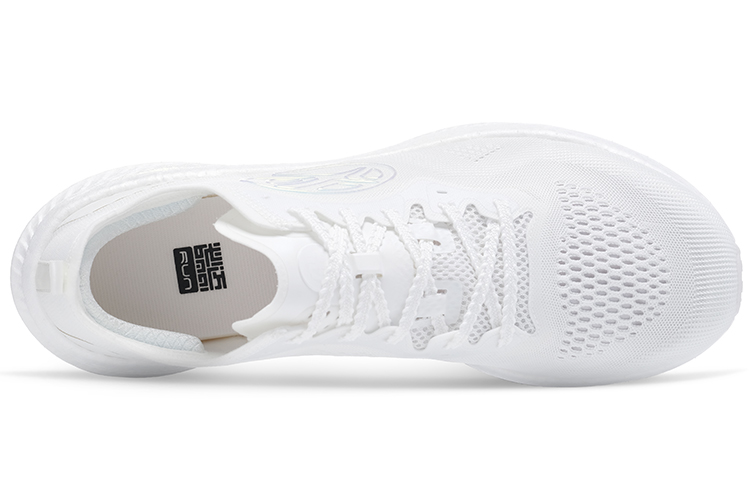 BMAI Carbon Fly Cushioning Slip Resistant Abrasion Resistant Breathable Low Top Running Shoes Women's White