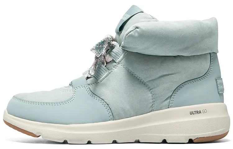Skechers Glacial Ultra Boots 'Light Blue' Women's