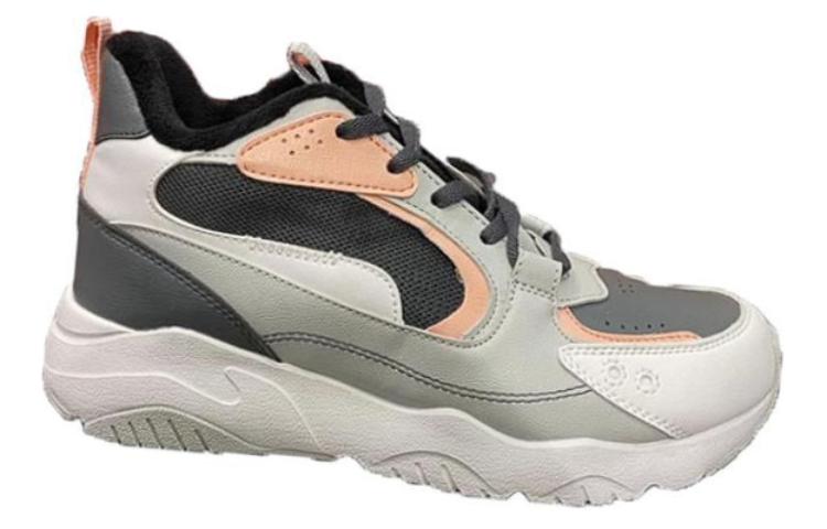 Li Ning Fleece Lined, Comfortable Versatile Cushioning, Wear Resistant Low top Running Shoes Women’s Gray Black White