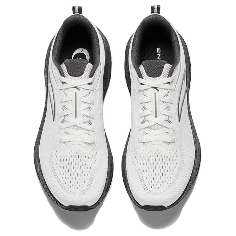Anta Abrasion Resistant Breathable Rebound Low top Casual Training Running Shoes Men’s White Gray