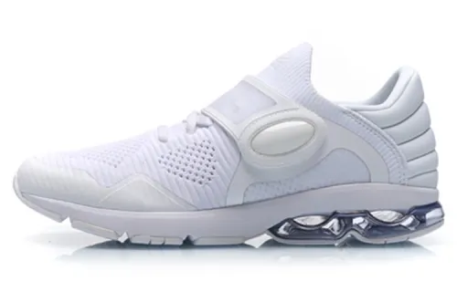 Li Ning Non slip Lightweight Low top Running Shoes Unisex White
