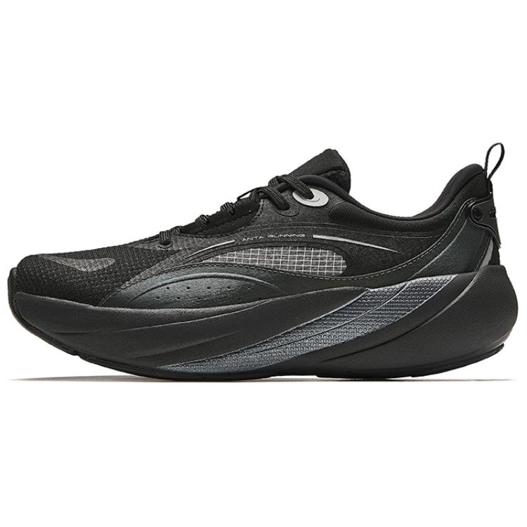 Anta Running Collection Slip Resistant Abrasion Resistant Low top Casual Running Shoes Women’s Black Silver