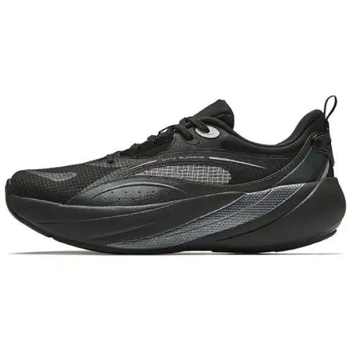 Anta Running Collection Slip Resistant Abrasion Resistant Low top Casual Running Shoes Women's Black Silver