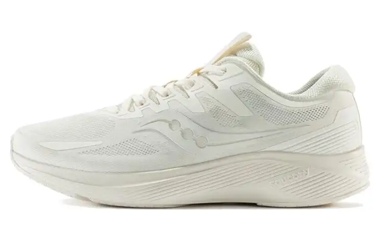 Saucony Lancer Cushioning Anti-Slip And Wear-Resistant Breathable Rebound Low-Top Training Running Shoes Unisex White