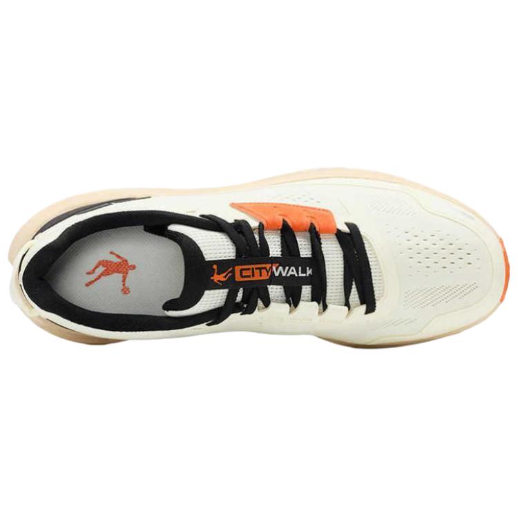 QIAODAN Variety Training Collection Running Shoes Men’s Low Top Ivory White, Black