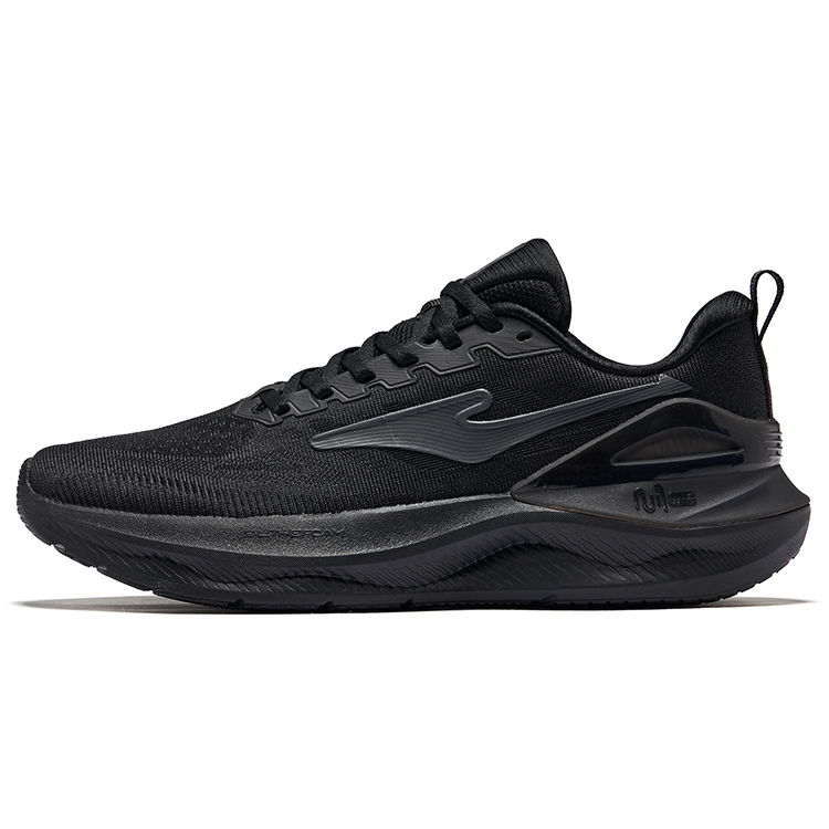 Erke Tianma 3.0 Cushioning Breathable Rebound Low top Training Sprint Running Shoes Men’s Jet Black