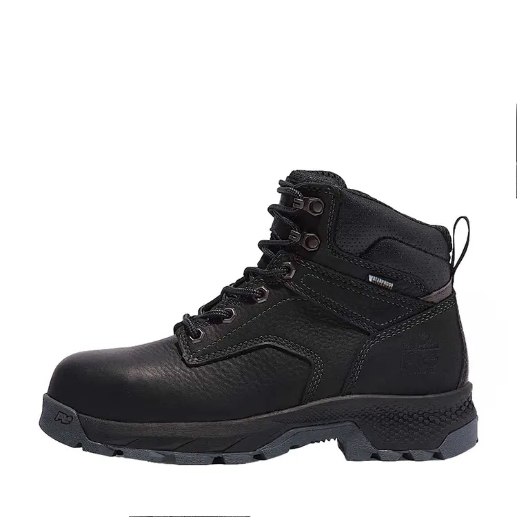 Timberland TiTan Leather Breathable, Waterproof, Abrasion Resistant, Slip Resistant Crew Outdoor Boots Women's Black
