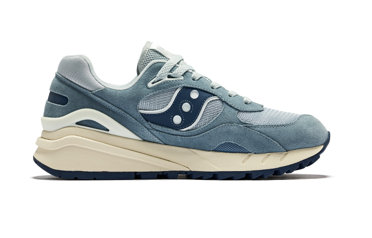 Saucony Shadow 6000 Casual Running Shoes Unisex Blue Gray