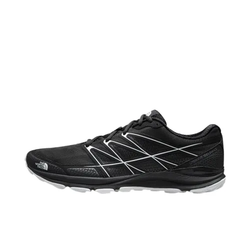 THE NORTH FACE Litewave Endurance Low top Trail Running Shoes Men's Black White