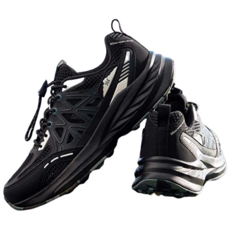 361° Hydrogen Wild Collection Slip Resistant Abrasion Resistant Low top Outdoor Shoes Men’s Black Silver