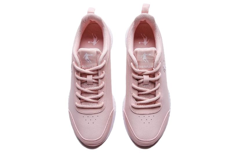 QIAODAN Comfortable Cushioning Slip Resistant Lightweight Low top Running Shoes Women’s Seashell Pink