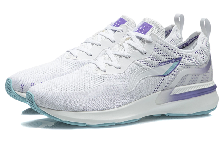 Li Ning Fabric Cushioning Slip Resistant Abrasion Resistant Breathable Lightweight Low top Running Shoes Men’s