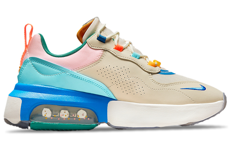 Женские кроссовки Nike Air Max Verona (бежево-разноцветные) — Бежевый / зелёный / синий / жёлтый / розовый — фото 2