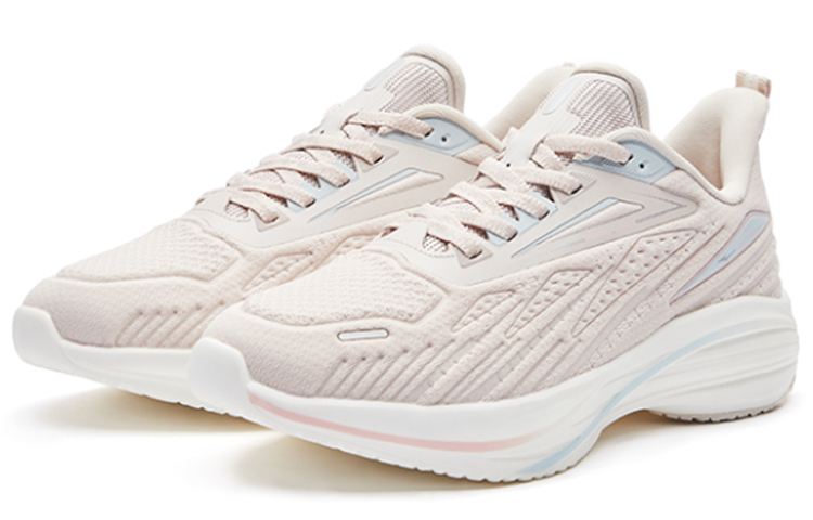 Erke Running Shoes Women’s Low Top Painted Gray/Illusion Blue