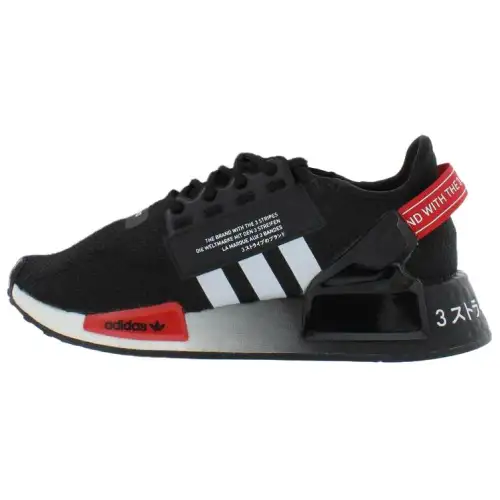 Adidas Originals NMD R1 V2 Slip Resistant Abrasion Resistant Low top Running Shoes Men's Black