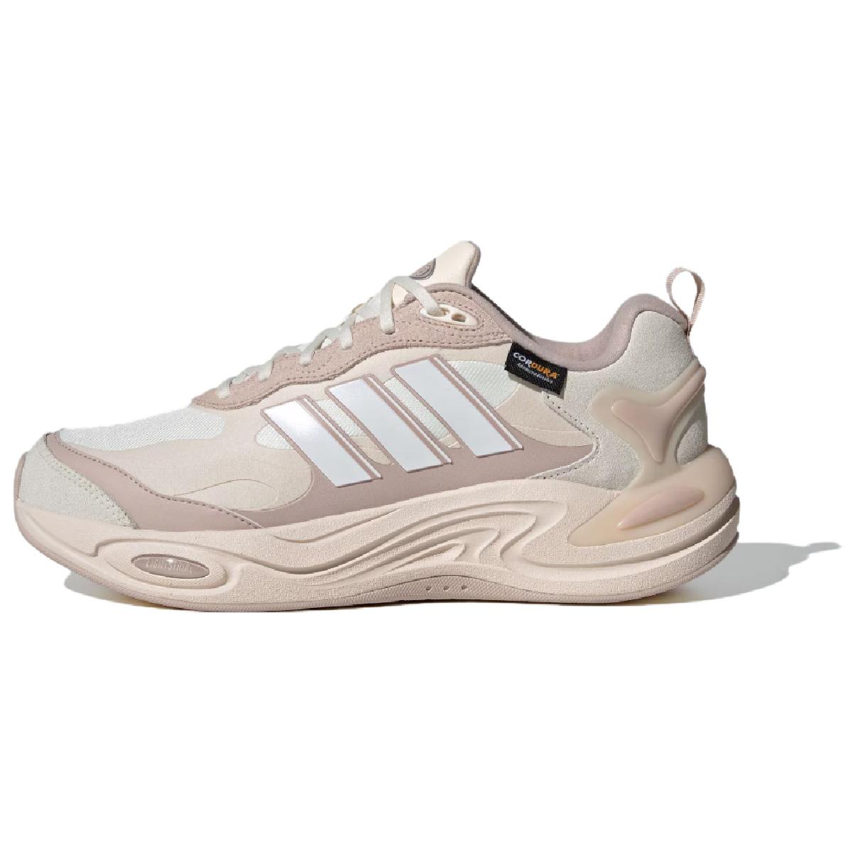 Adidas CLIMAWARM Comfortable Cushioning Thermal Low top Running Shoes Women's White Pink