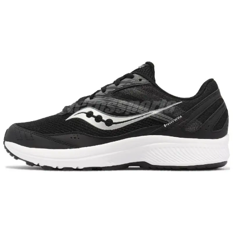 Saucony COHESION 15 Comfortable Slip Resistant Abrasion Resistant Low top Running Shoes Men's Black