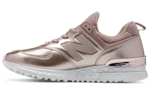 New Balance 574 Sport Sneakers Rose Gold Women's