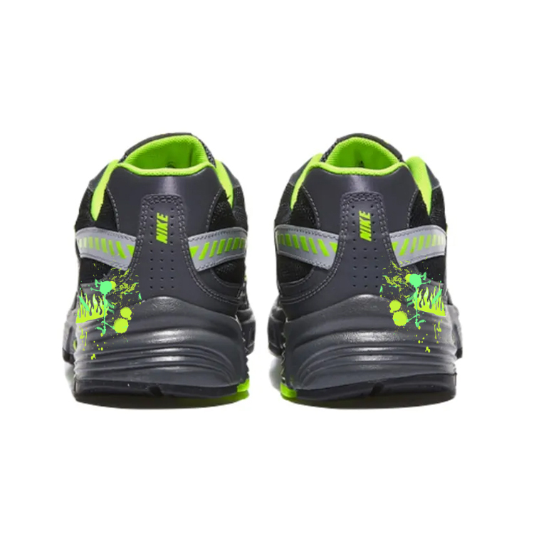 Nike Initiator Slip Resistant, Abrasion Resistant, Breathable Low top Running Shoes Men’s Black Gray Green