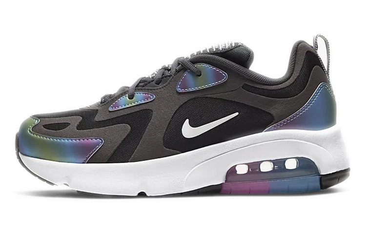 Женские кроссовки Nike Nike Air Max 200 (черно-фиолетовые)