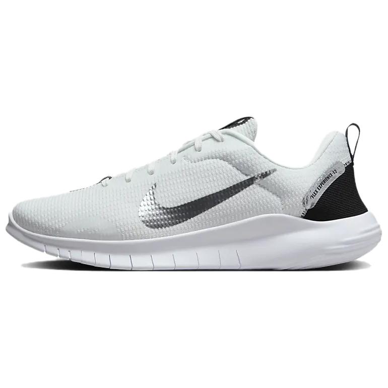 Nike Flex Experience Run 12 Premium Summit White Black White Metallic Silver Women’s