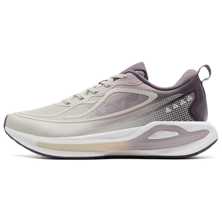 XTEP Starburst Cushioning Slip Resistant Low top Casual Running Shoes Women’s Gray Purple