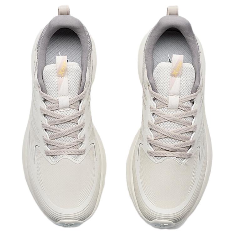 XTEP Slip Resistant Coverage Slip Resistant Coverage Low top Casual Running Shoes Women’s Beige Gray