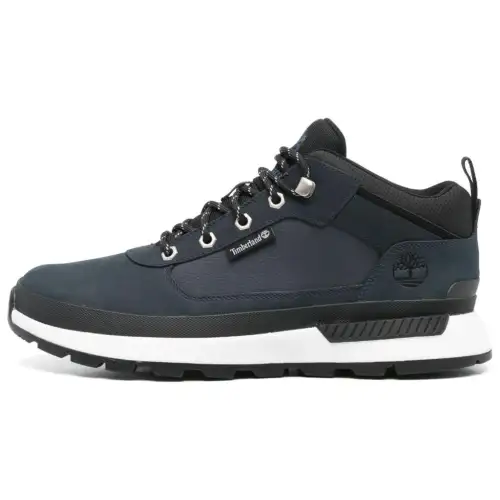 Timberland Field Trekker Slip Resistant Abrasion Resistant Mid top Outdoor Shoes Men's Blue Black