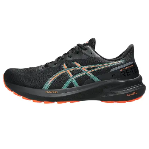 ASICS GT 1000 13 Gore Tex Black Nova Orange