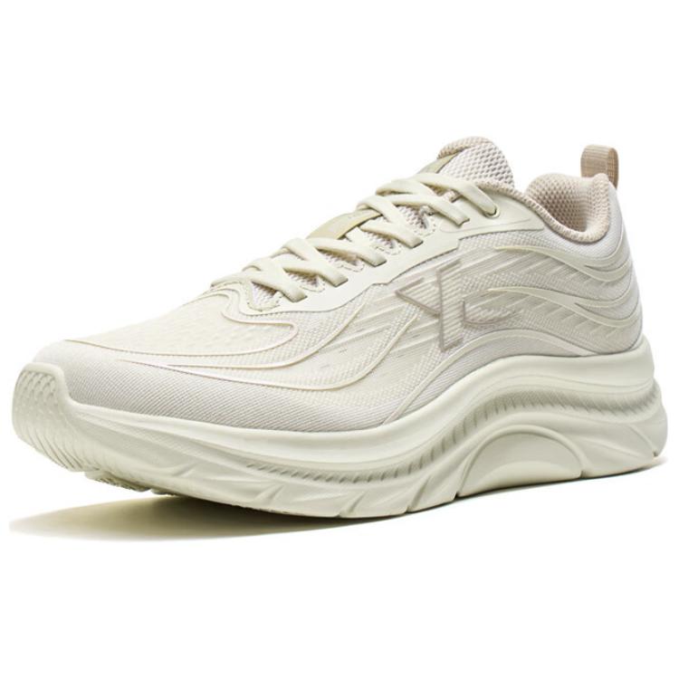 XTEP Breathable Mesh Slip Resistant Low top Running Shoes Men’s Beige