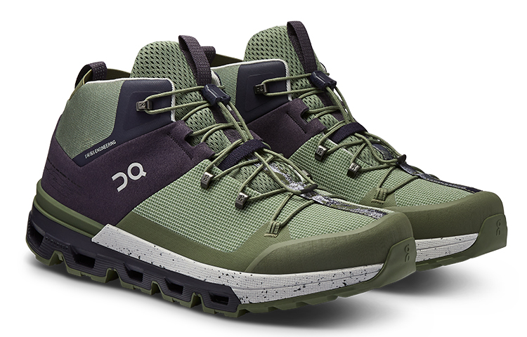 On Slip Resistant Slip Resistant Mid top Outdoor Shoes Men’s Black Gray