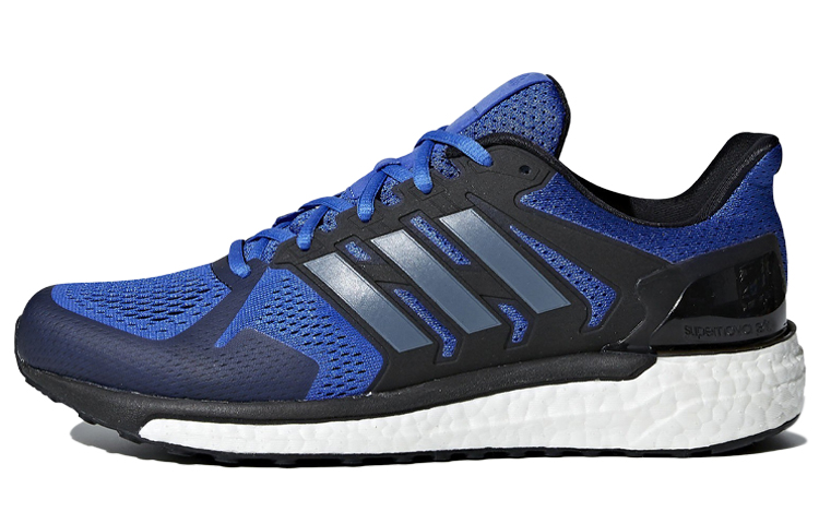 Adidas Supernova Comfortable Abrasion Resistant Low top Running Shoes Men's Blue Black