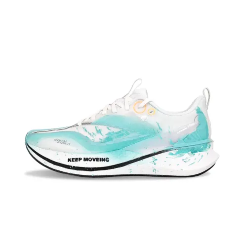 Li Ning Red Hare 8PRO Cushioning Slip Resistant Abrasion Resistant Low top Casual Running Shoes Men's White Blue