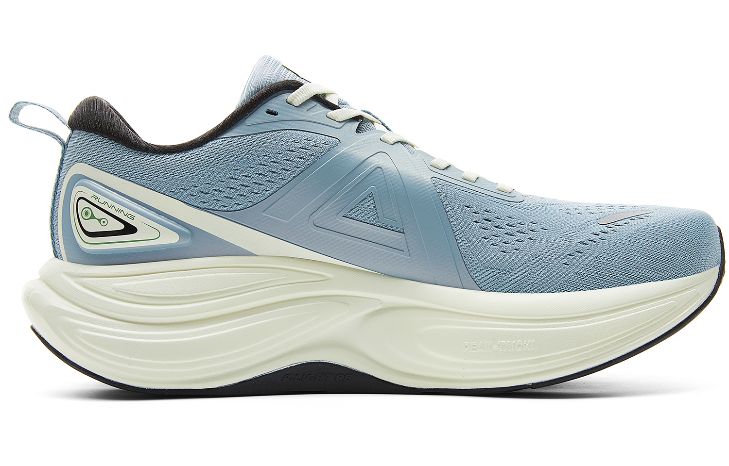 PEAK Cushioning Rebound Slip Resistant Low top Running Shoes Men’s Elegant Blue