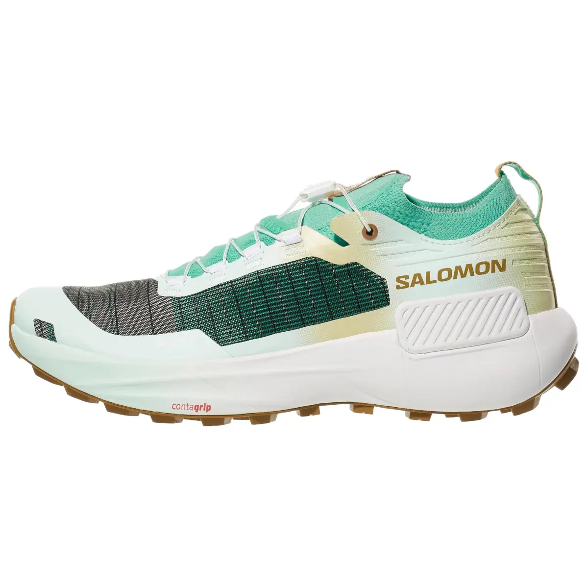 SALOMON S/LAB GENESIS Trail Running Shoes Unisex Light Yellow Green