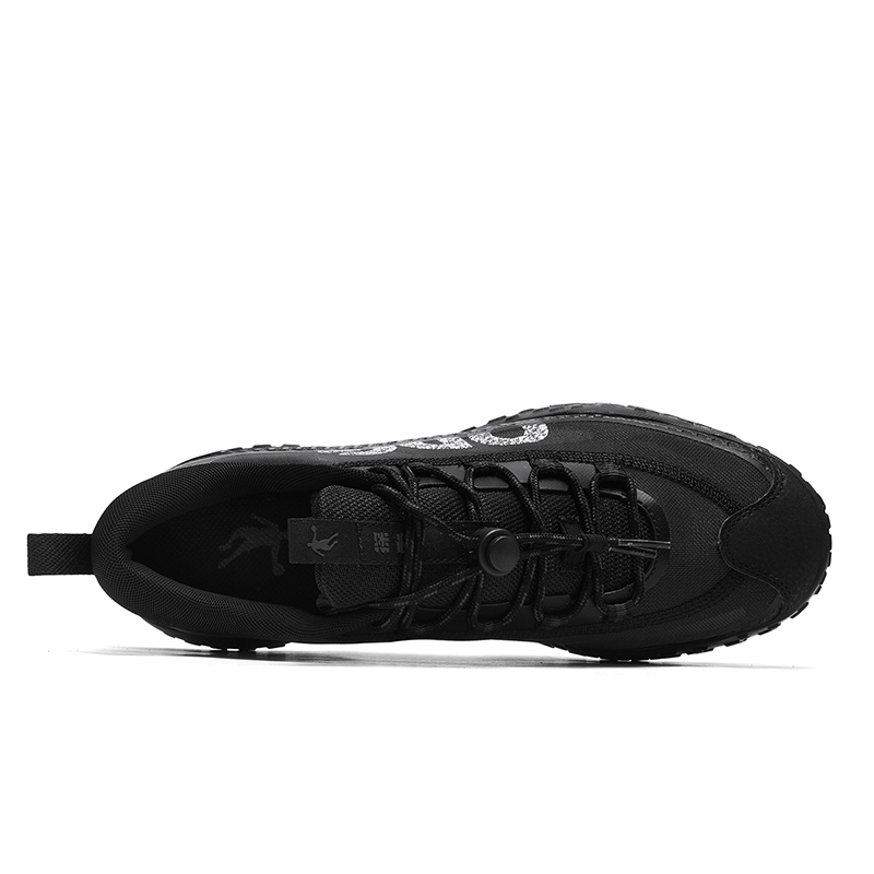 QIAODAN Exploration Low top Running Shoes Men’s Black Gray