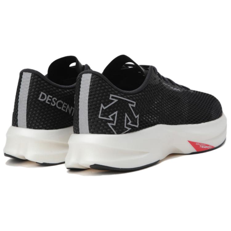 DESCENTE DELTA Slip Resistant Abrasion Resistant Slip Resistant Abrasion Resistant Low top Running Shoes Unisex Black