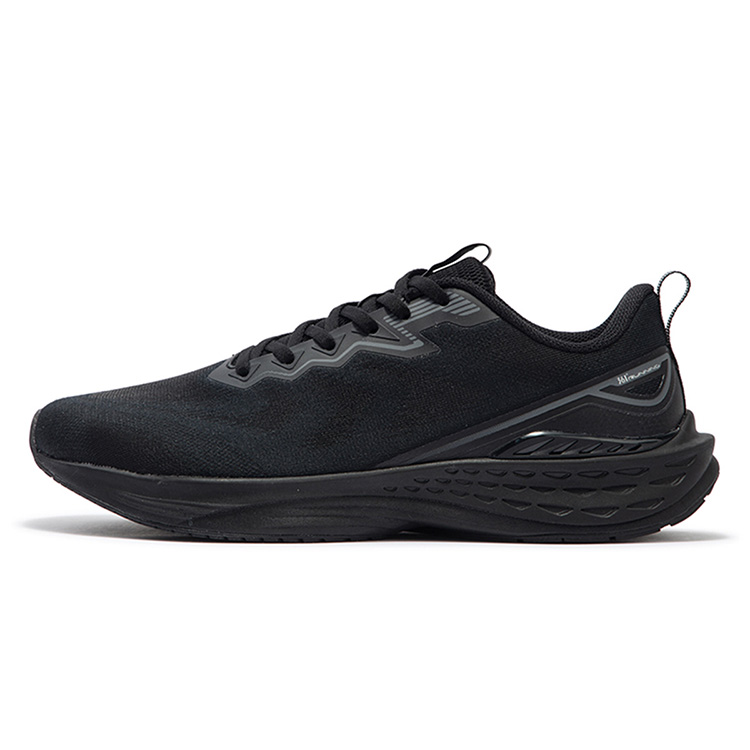 361° Flying Fish 3.0 Cushioning Slip Resistant Abrasion Resistant Low top Casual Running Shoes Men’s Black Gray