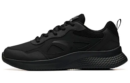 Anta Running Collection Slip Resistant, Abrasion Resistant, Breathable, Lightweight Low top Running Shoes Men's Black