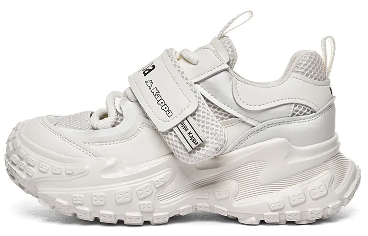 Kappa Slip Resistant, Abrasion Resistant, Breathable Low top Chunky Sneakers Women's Classic White