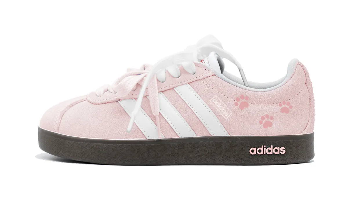 Adidas VL COURT 2.0 Low top Skateboard Shoes Unisex Pink