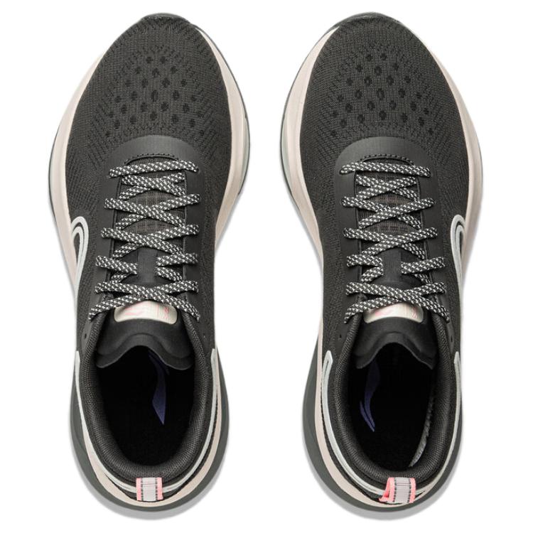 Li Ning Fabric Slip Resistant Abrasion Resistant Low top Running Shoes Women’s Black